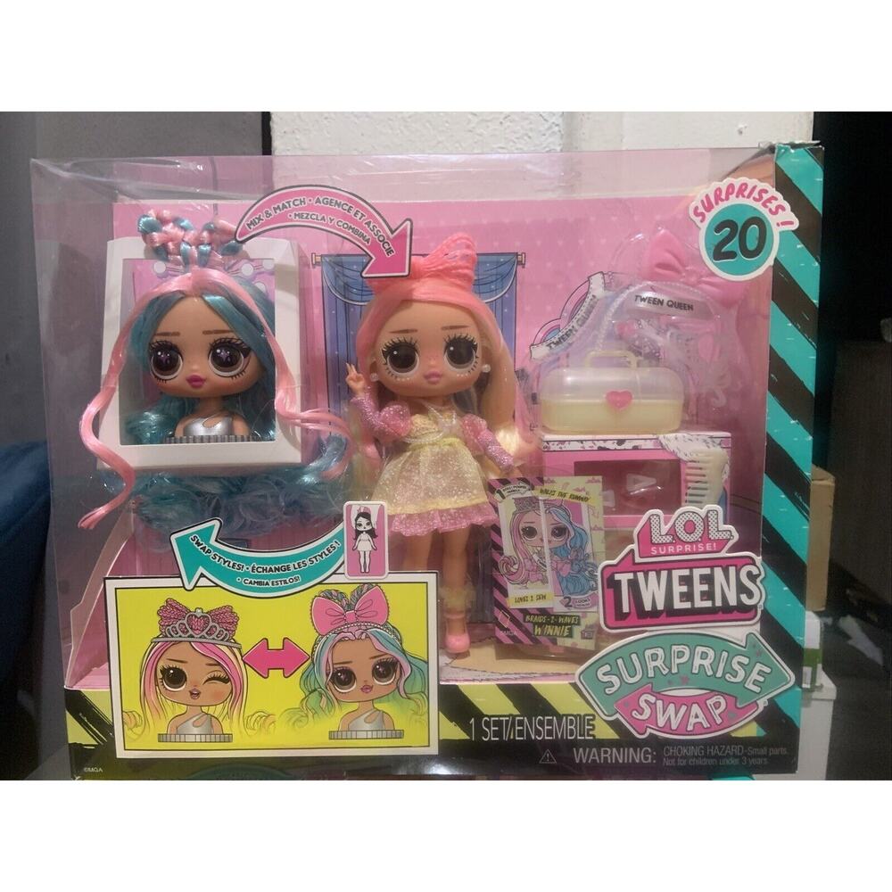 NEW LOL Surprise Tweens Surprise Swap Braids 2-Waves Winnie Fashion Doll/MGA